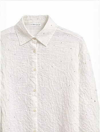 Chemise femme en mélange de coton mixray