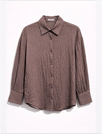 Chemise femme en mélange de coton mixray