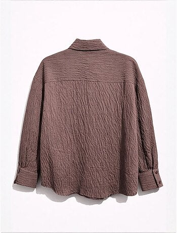 Chemise femme en mélange de coton mixray