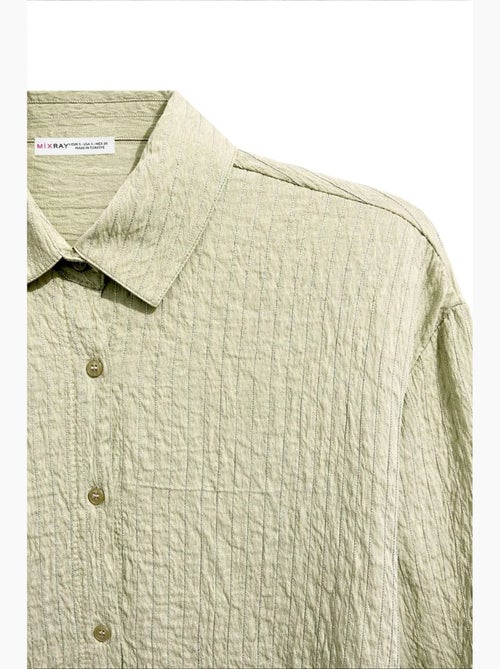 Chemise femme en mélange de coton mixray - Kiabi Chemise femme en mélange de coton mixray - Kiabi