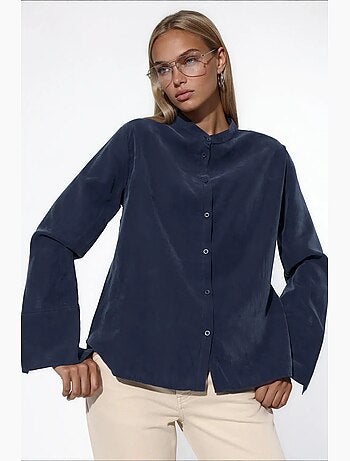 Chemise femme en mélange de tencel busem