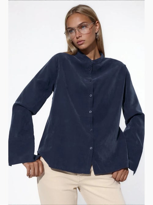 Chemise femme en mélange de tencel busem - Kiabi Chemise femme en mélange de tencel busem - Kiabi