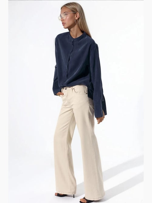 Chemise femme en mélange de tencel busem - Kiabi Chemise femme en mélange de tencel busem - Kiabi