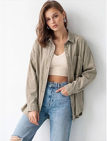 Chemise femme en tencel mixray