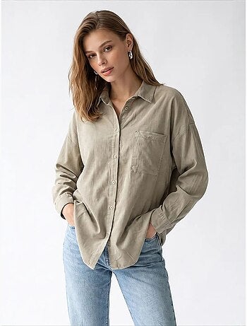 Chemise femme en tencel mixray