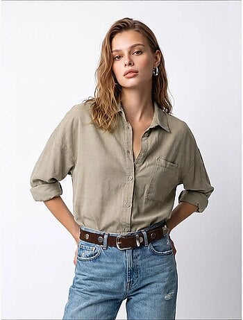 Chemise femme en tencel mixray