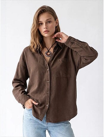Chemise femme en tencel mixray