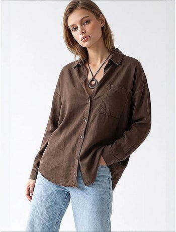 Chemise femme en tencel mixray