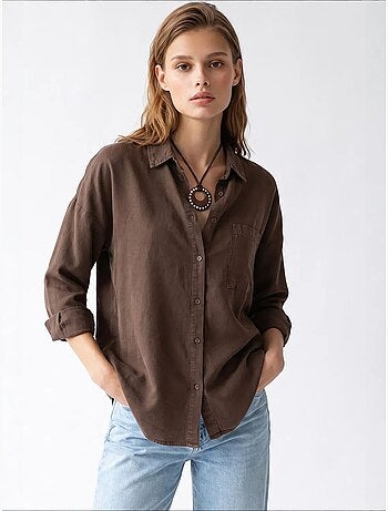 Chemise femme en tencel mixray