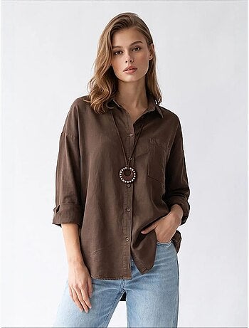 Chemise femme en tencel mixray