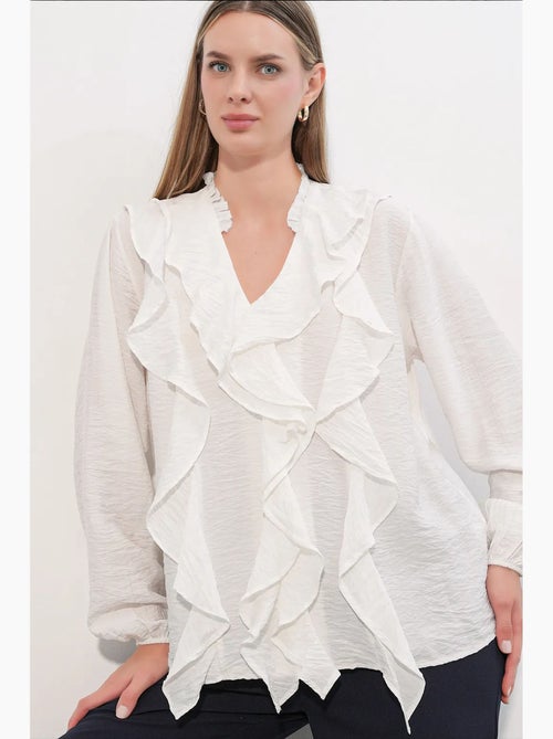 Chemise femme en viscose et nylon bdart - Kiabi Chemise femme en viscose et nylon bdart - Kiabi