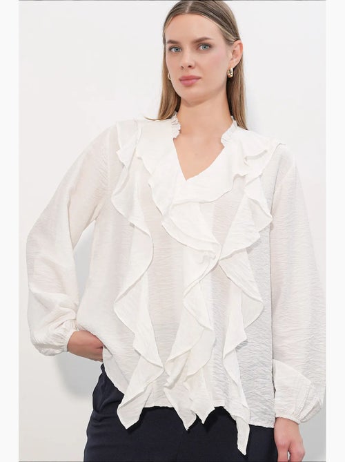 Chemise femme en viscose et nylon bdart - Kiabi Chemise femme en viscose et nylon bdart - Kiabi