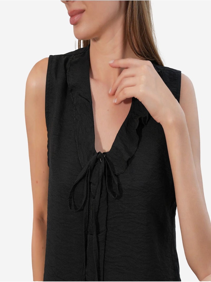 Chemise femme en viscose et nylon bdart Noir - Kiabi