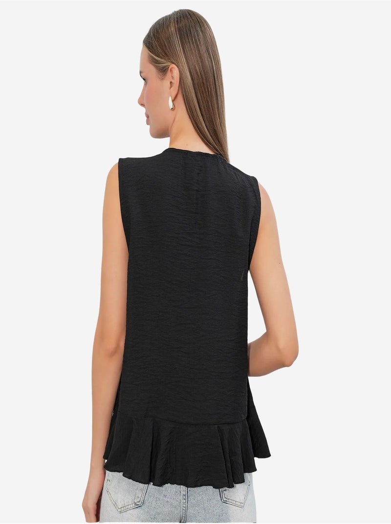 Chemise femme en viscose et nylon bdart Noir - Kiabi