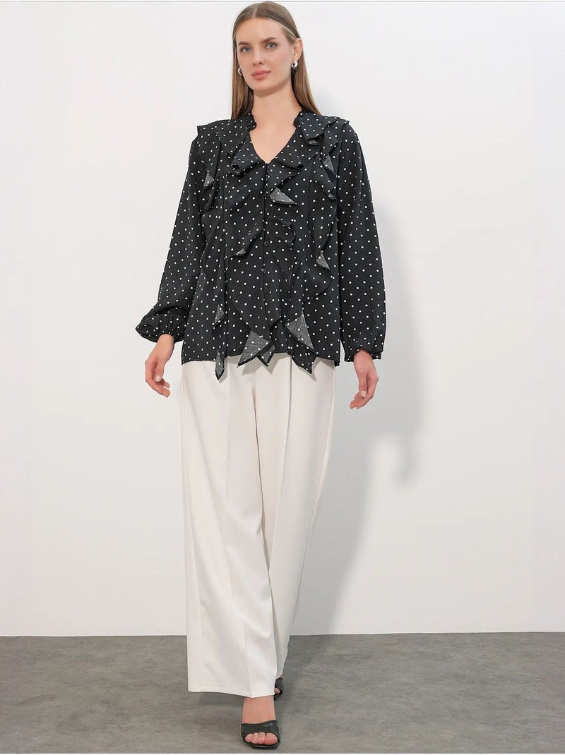 Chemise femme en viscose et nylon bdart Noir - Kiabi