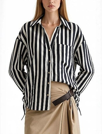Chemise femme en viscose et nylon busem