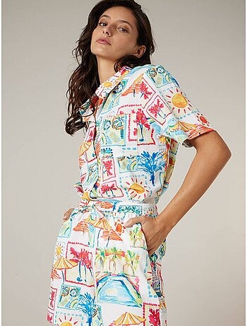 Chemise femme estivale et colorée 'Deeluxe'
