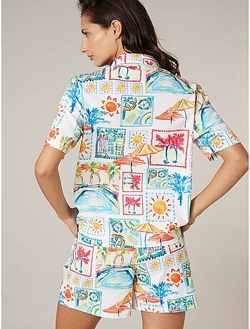 Chemise femme estivale et colorée 'Deeluxe'