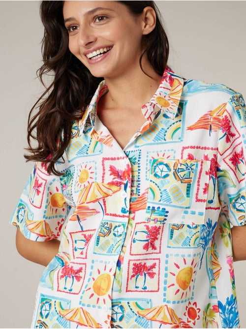 Chemise femme estivale et colorée 'Deeluxe' - Kiabi