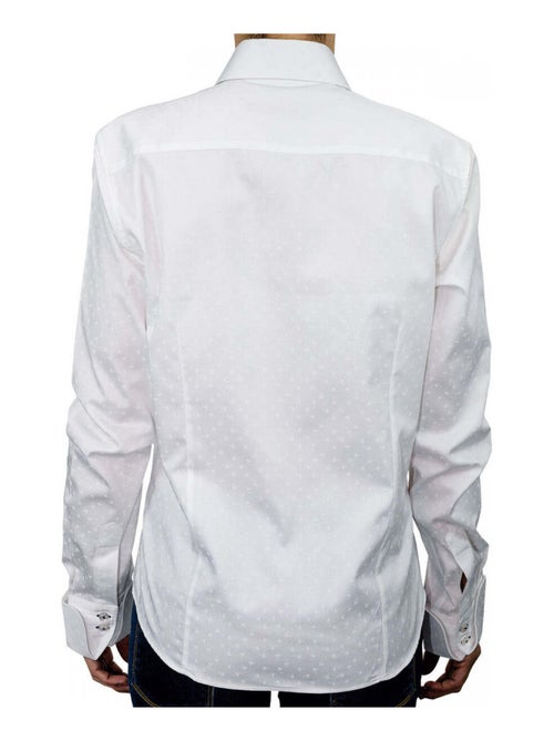 Chemise femme habillée coupe cintrée FAIR Andrew Mac Allister Blanc , 46 - Kiabi Chemise femme habillée coupe cintrée FAIR Andrew Mac Allister Blanc , 46 - Kiabi