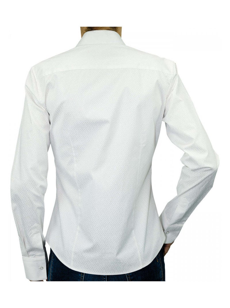 Chemise femme habillée coupe cintrée JANICE Andrew Mac Allister Blanc , 38 Blanc - Kiabi