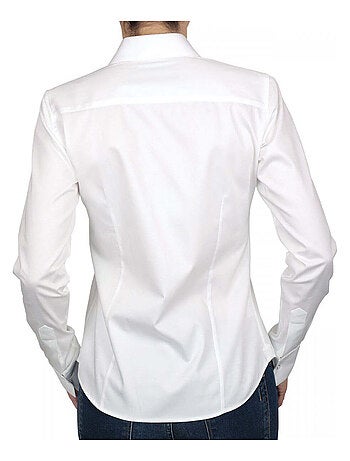 Chemise femme habillée coupe cintrée MAIG Andrew Mac Allister Blanc , 34
