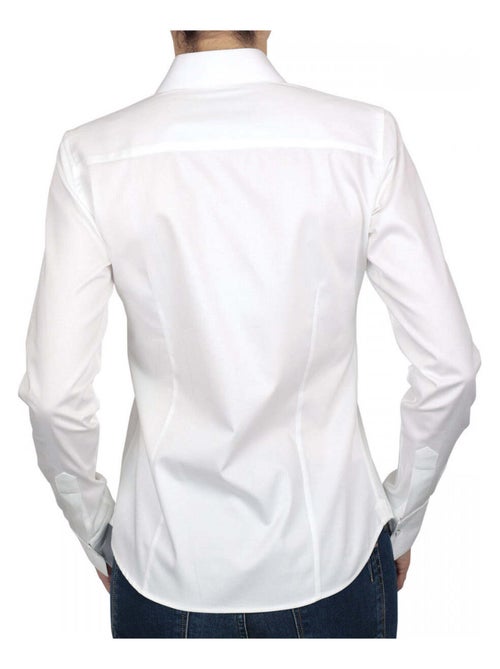 Chemise femme habillée coupe cintrée MAIG Andrew Mac Allister Blanc , 34 - Kiabi