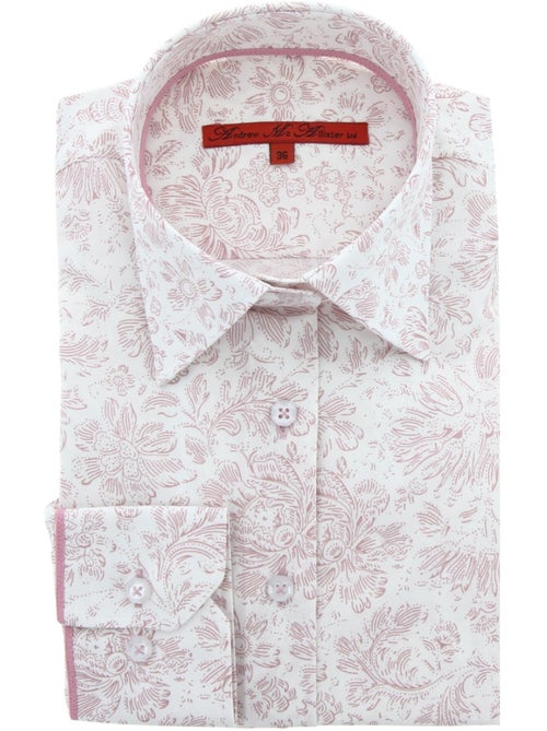 Chemise femme imprimé floral coupe cintrée ALMA Andrew Mc Allister - Kiabi Chemise femme imprimé floral coupe cintrée ALMA Andrew Mc Allister - Kiabi