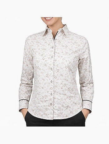Chemise femme imprimé floral coupe cintrée EGLANTINE Andrew Mc Allister