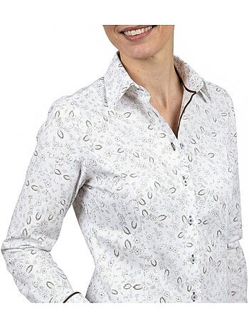 Chemise femme imprimé floral coupe cintrée EGLANTINE Andrew Mc Allister