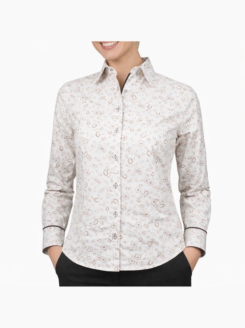 Chemise femme imprimé floral coupe cintrée EGLANTINE Andrew Mc Allister - Kiabi Chemise femme imprimé floral coupe cintrée EGLANTINE Andrew Mc Allister - Kiabi