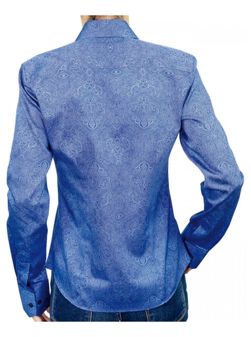 Chemise femme imprimée coupe cintrée ASTORIA Andrew Mac Allister Rouge , 38 - Kiabi