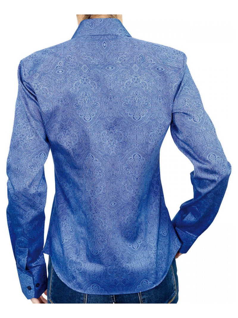 Chemise femme imprimée coupe cintrée ASTORIA Andrew Mac Allister Rouge , 38 Rouge - Kiabi