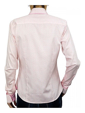 Chemise femme imprimée coupe cintrée HERMIONE Andrew Mac Allister Rose , 42