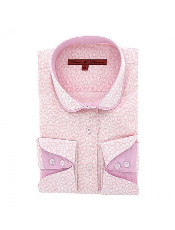 Chemise femme imprimée coupe cintrée HERMIONE Andrew Mac Allister Rose , 42