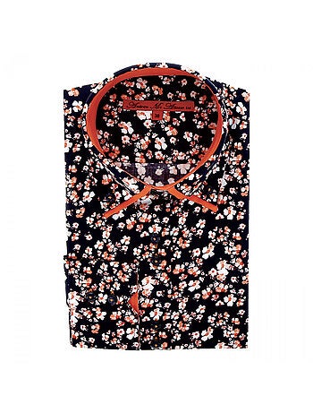 Chemise femme imprimée coupe cintrée SIDNEY Andrew Mac Allister Rose , 36