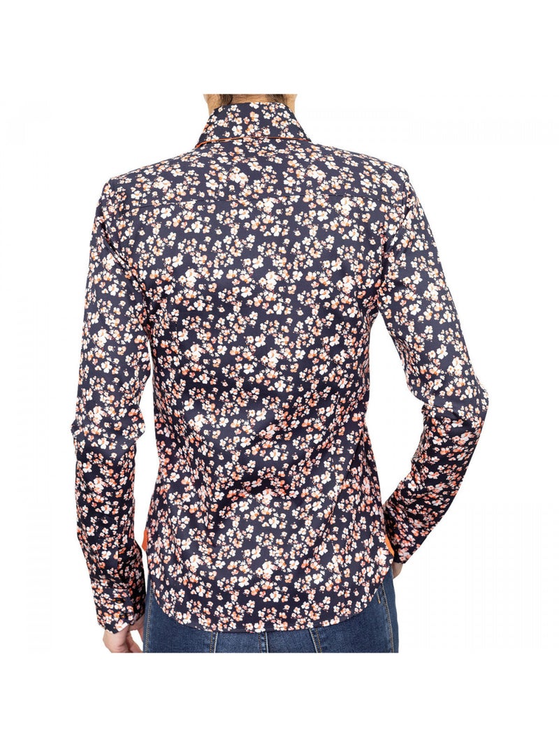 Chemise femme imprimée coupe cintrée SIDNEY Andrew Mac Allister Noir , 38 Noir - Kiabi