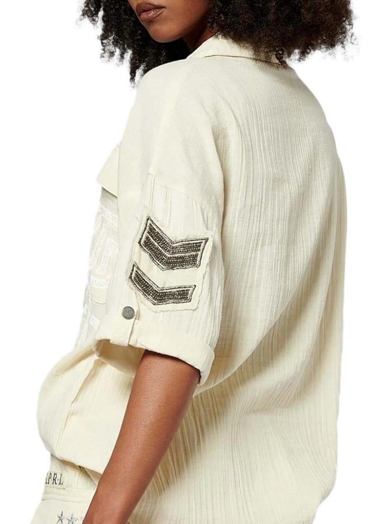 Chemise femme kaporal Ecru - Kiabi