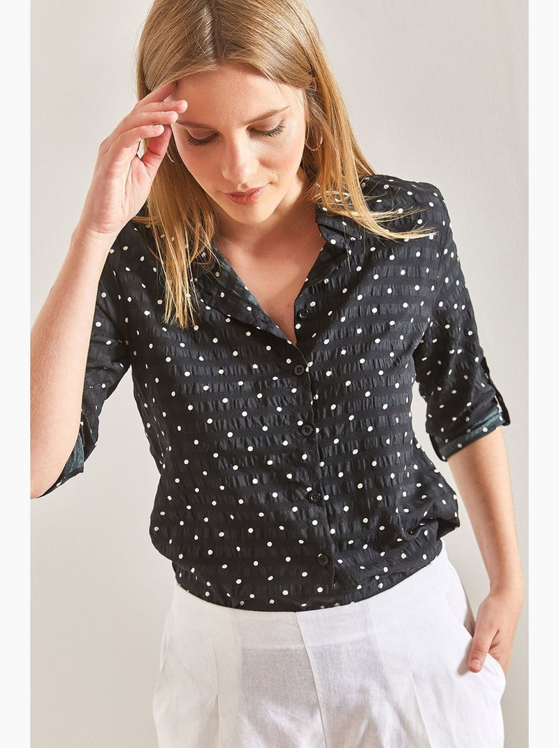 Chemise femme lucci Noir - Kiabi