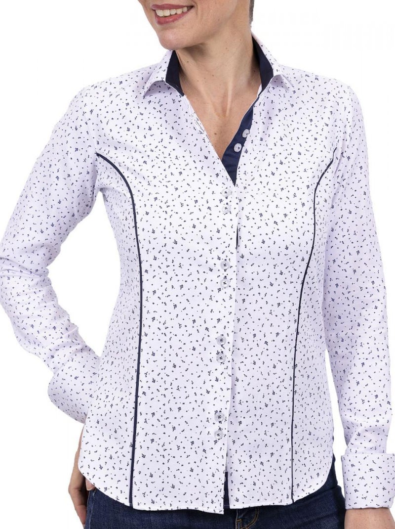 Chemise femme mode AMANDA Bleu marine - Kiabi