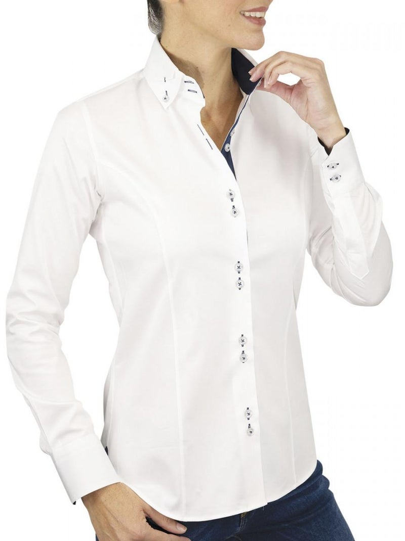 Chemise femme mode CARINA Blanc - Kiabi