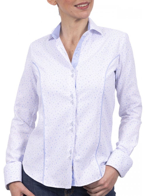Chemise femme mode coupe cintrée AMANDA Andrew Mac Allister Bleu ciel , 40 - Kiabi Chemise femme mode coupe cintrée AMANDA Andrew Mac Allister Bleu ciel , 40 - Kiabi