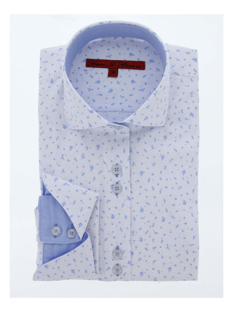 Chemise femme mode coupe cintrée AMANDA Andrew Mac Allister Bleu marine , 34 Bleu marine - Kiabi