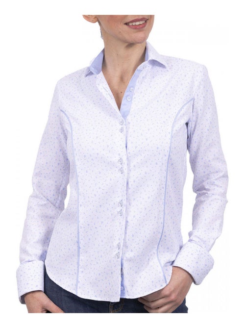 Chemise femme mode coupe cintrée AMANDA Andrew Mac Allister Bleu marine , 42 - Kiabi