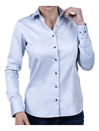 Chemise femme mode coupe cintrée BIANCA Andrew Mac Allister Blanc , Blanc , 44