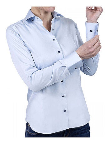 Chemise femme mode coupe cintrée BIANCA Andrew Mac Allister Blanc , Blanc , 44