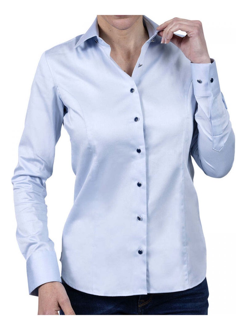 Chemise femme mode coupe cintrée BIANCA Andrew Mac Allister Blanc , Blanc , 44 Blanc Blanc - Kiabi