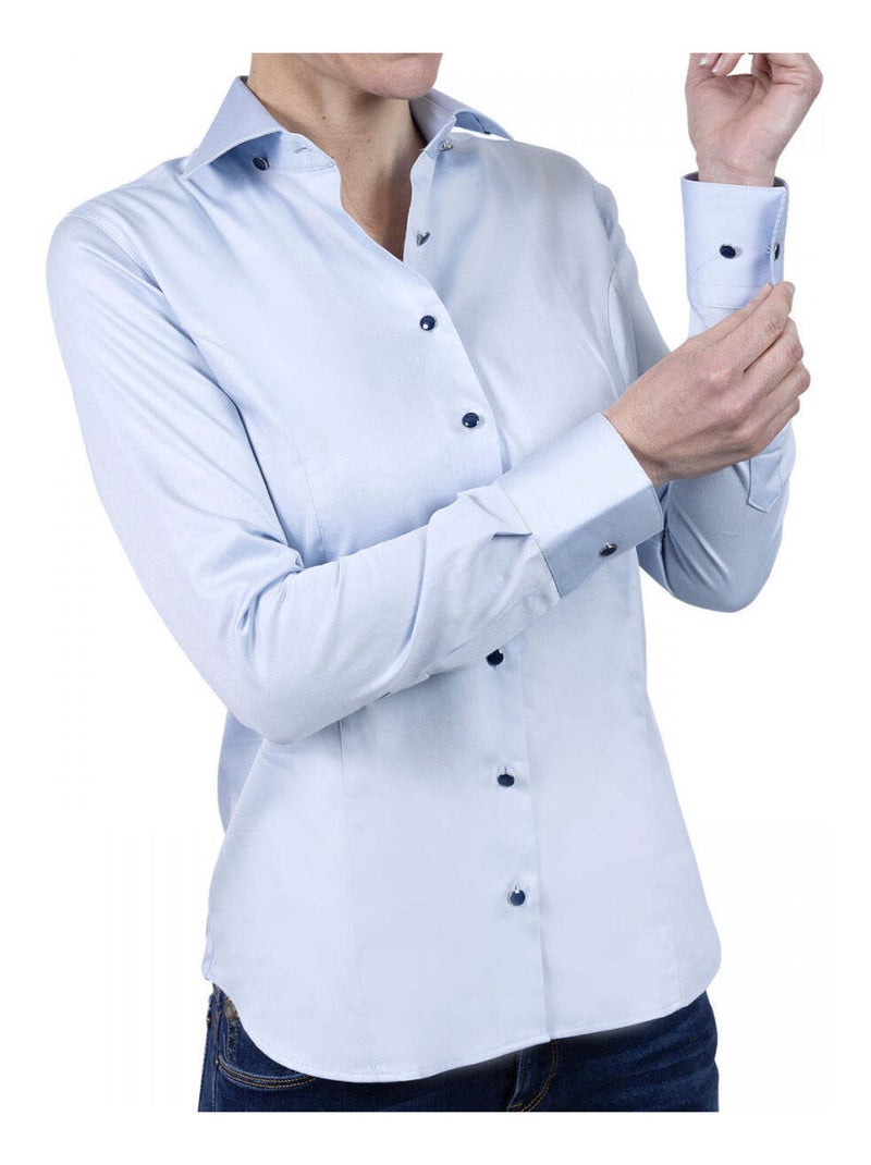 Chemise femme mode coupe cintrée BIANCA Andrew Mac Allister Blanc , Blanc , 44 Blanc Blanc - Kiabi