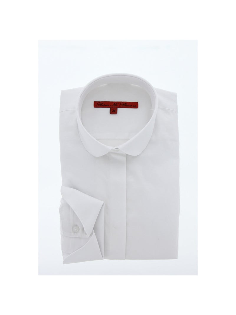 Chemise femme mode coupe cintrée CLOCLO Andrew Mac Allister Blanc , 36 Blanc - Kiabi
