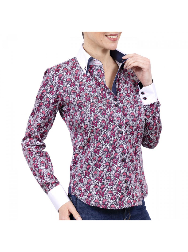 Chemise femme mode coupe cintrée FOGLIA Andrew Mac Allister Multicolore , 34 Multicolore - Kiabi